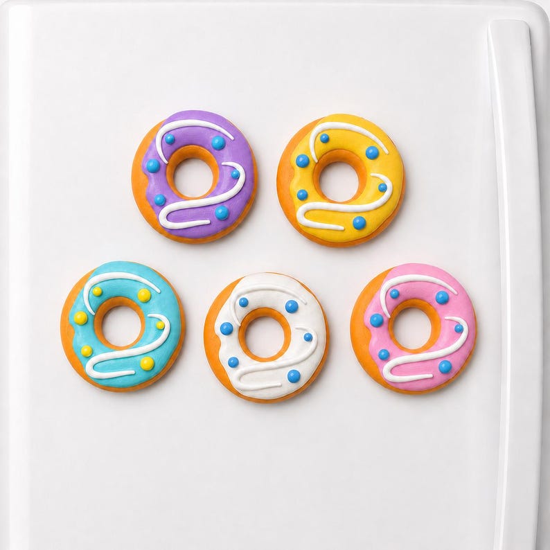 Single Donut Magnet, 3D printed to order in Wentzville MO