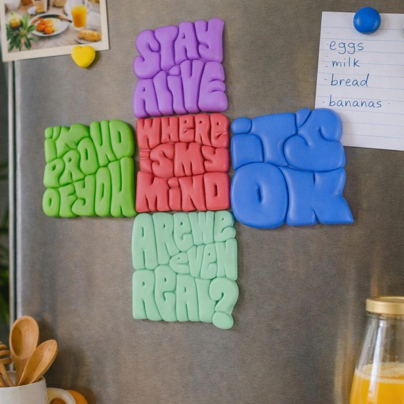 Gift-ready Bubble Quote Magnets 12 Pieces STL File – Easy Print ...