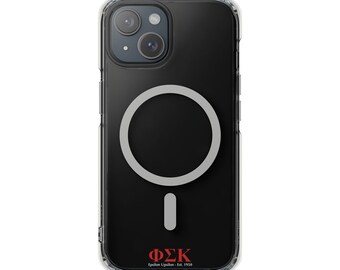 Phi Sigma Kappa - Epsilon Upsilon - UWW - Magnetyczne przezroczyste etui udarowe