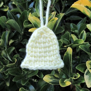 Tunisian Christmas Bell Tunisian Crochet Pattern PDF Christmas Tree Decoration