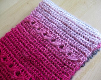 Cross My Heart Scarf Crochet Pattern PDF Accessories Fashion