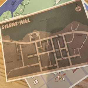 Remake de Silent Hill 2 : 25 cartes dessinées à la main