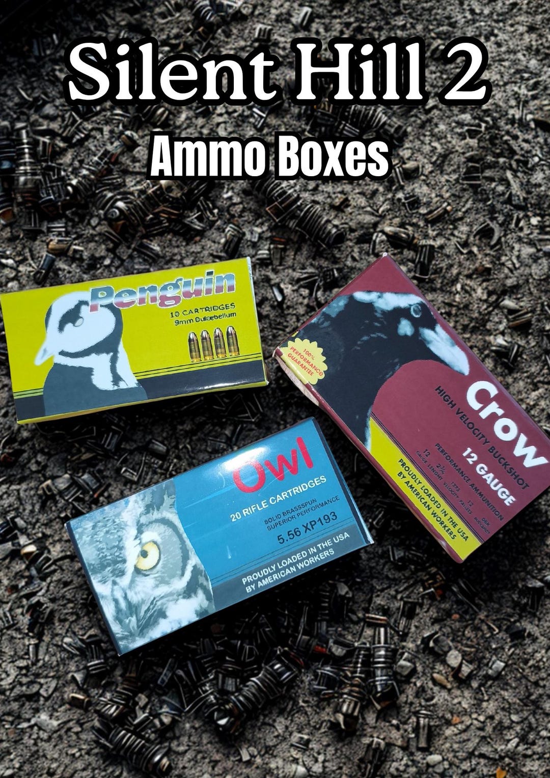 Silent Hill 2 Ammo Boxes Etsy