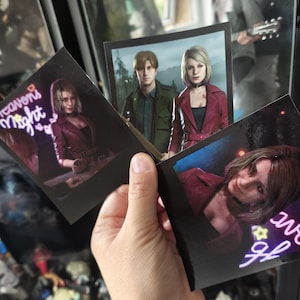 Estilo Polaroid inspirado em Silent Hill 2 e fotos Polaroid reais _ James e Maria