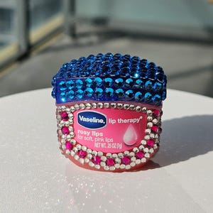 Bling Rhinestone Vaseline: Sparkling Lip Balm (0.25oz/7g)