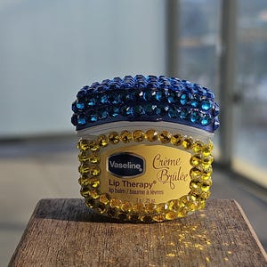 Rhinestone Bling Vaseline: Sparkling Lip Balm, Luxury Gift (0.25oz/7g)