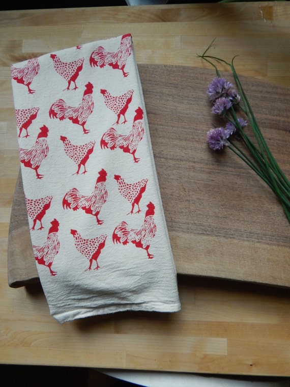 Hen Decorative Kitchen Towels made in Brazil