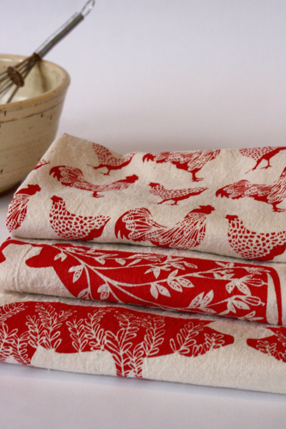 Hen Decorative Kitchen Towels made in Brazil