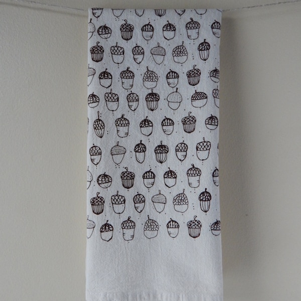 Hand Printed Tea Towels Etsy