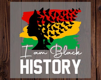 Black History Month DTF Transfer: African American Shirt Iron-On