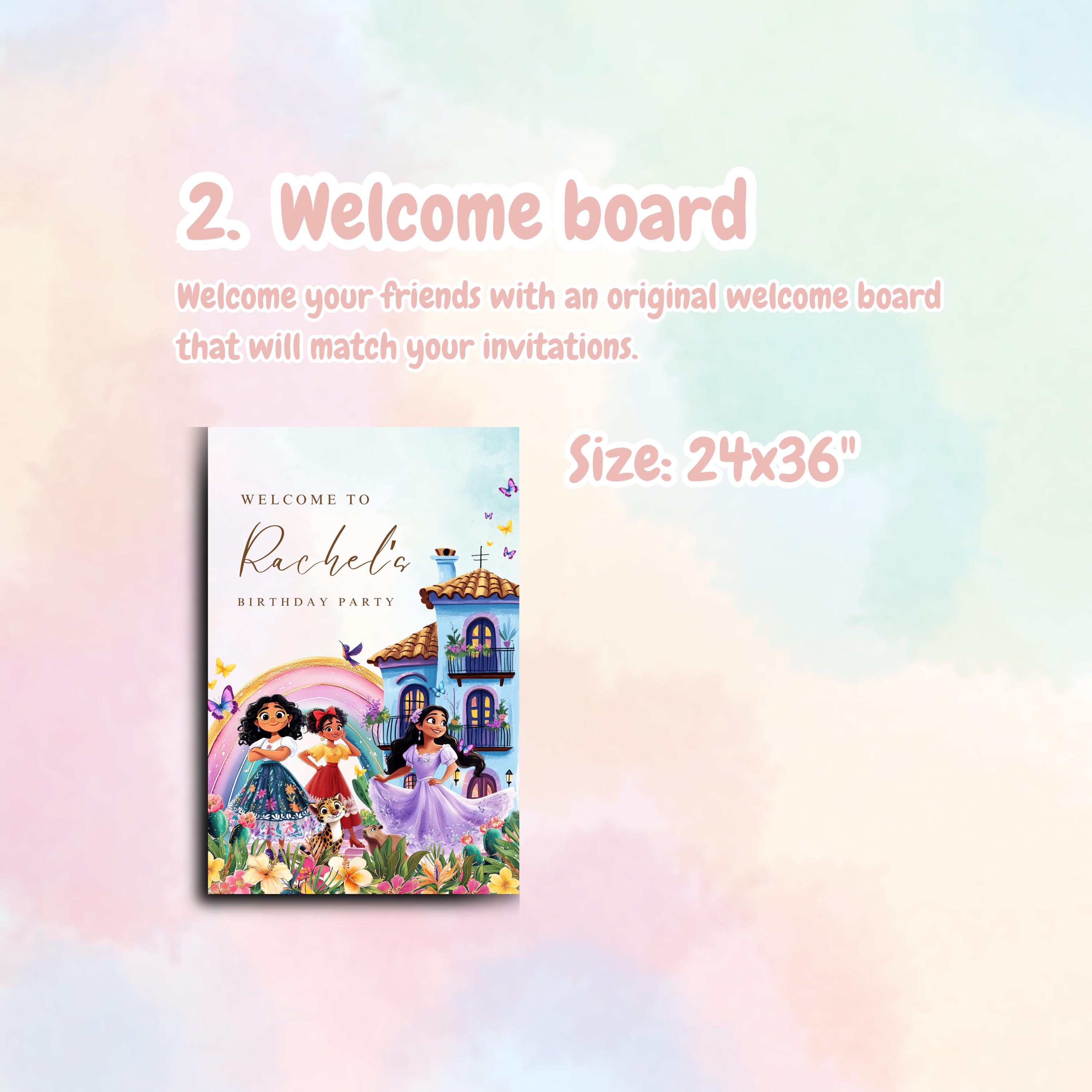 Encanto Printable Personalized Kids Birthday Party Invitation