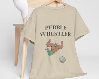 Pebble Wrestlers Tee, Rock Climbing shirt, Bouldering Shirt, Climbing Shirt