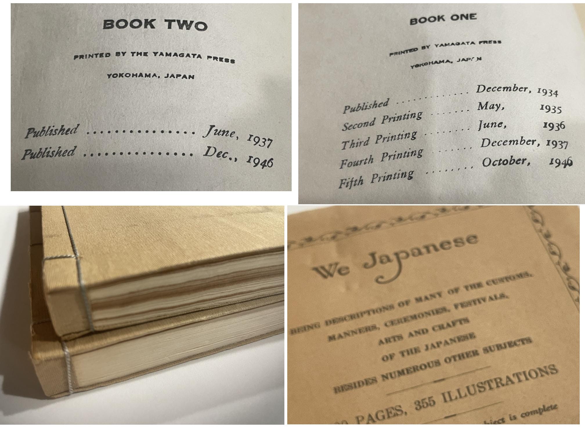 Vintage WE JAPANESE Book Set, 1947 Printing, Tourist Edition - Etsy