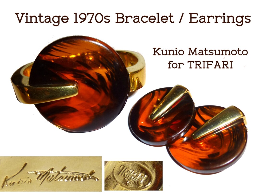 Trifari トリファリ クニオマツモト コラボ ブレスレット イヤリング il_1080xN.3573010368_bfhl.jpg