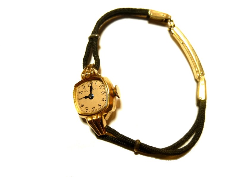 14k bulova ladies watch