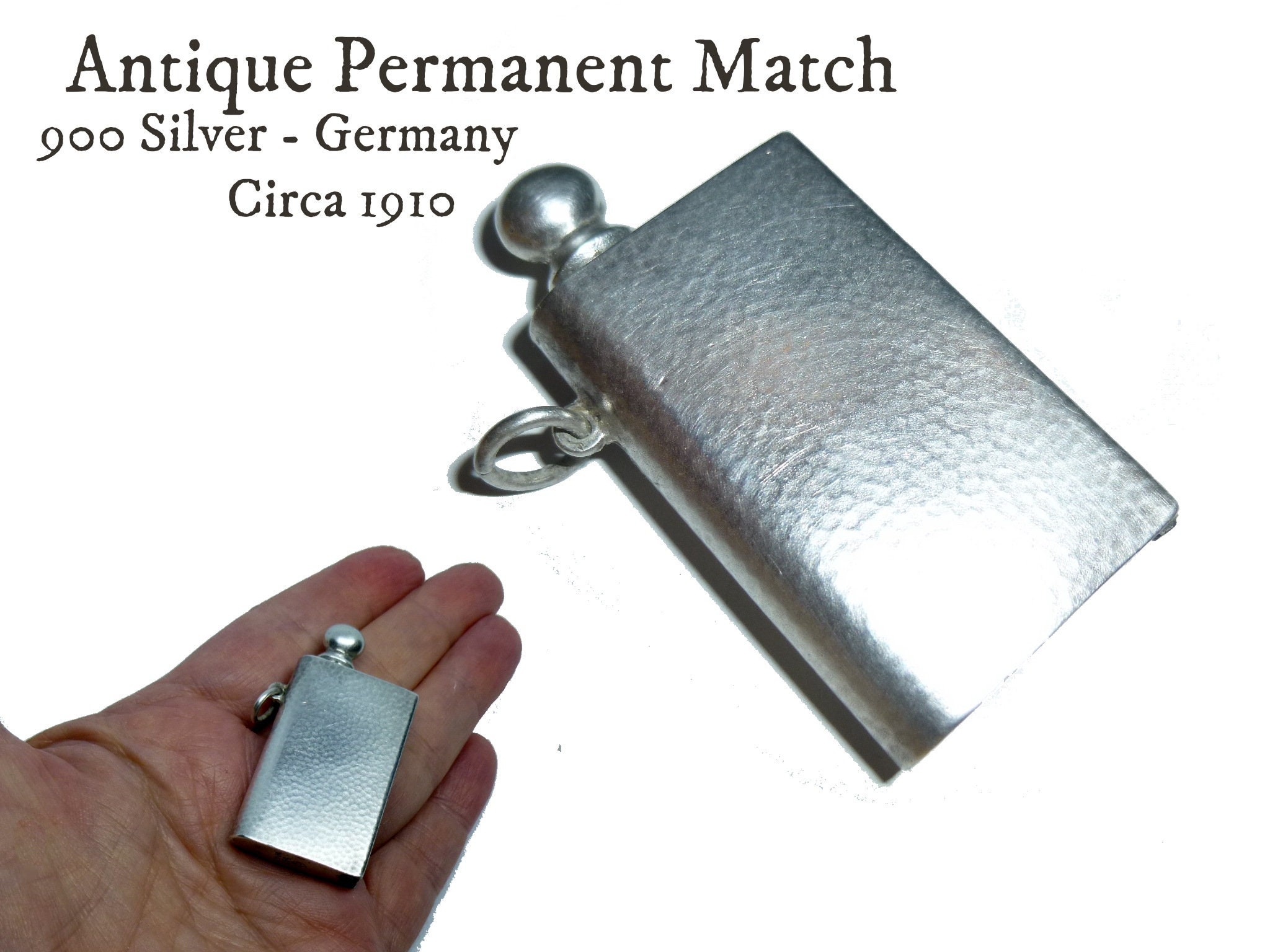 Permanent Match Lighter Steel Waterproof Matches Shell No Fuel Permanent  Lighter