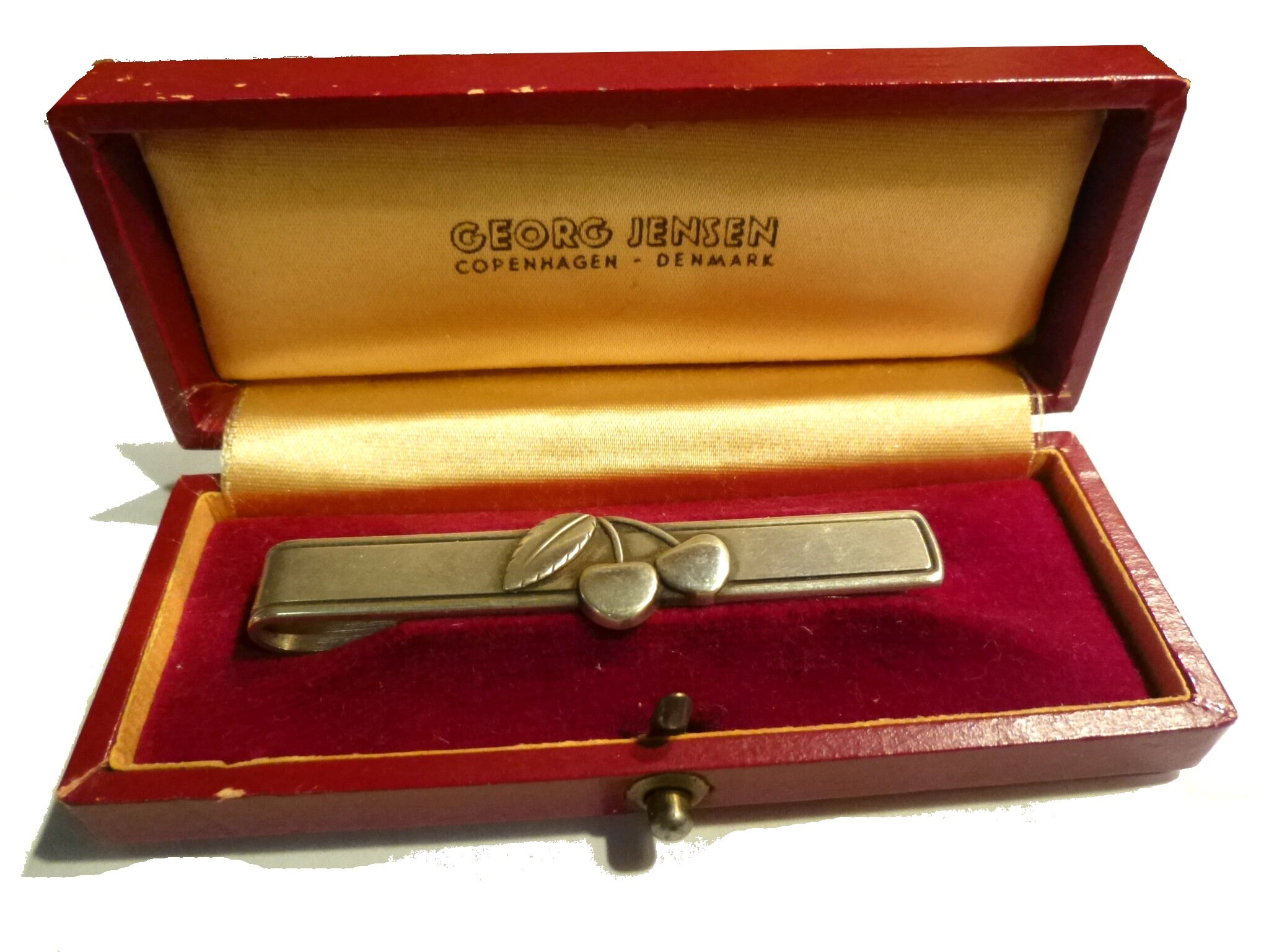 Georg Jensen Sterling Silver Tie Bar. Vintage Denmark Circa Georg Jensen Sterling Silver Tie Bar. Vintage Denmark Circa