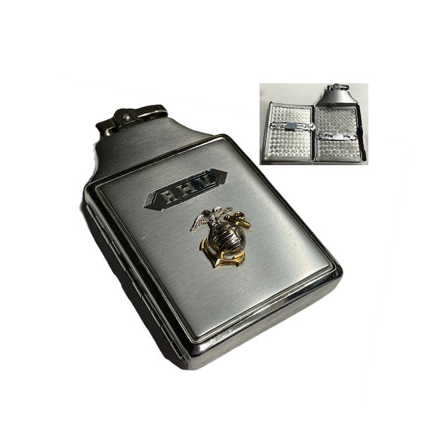 Ronson Mastercase Lighters With Cigarette Case Etsy