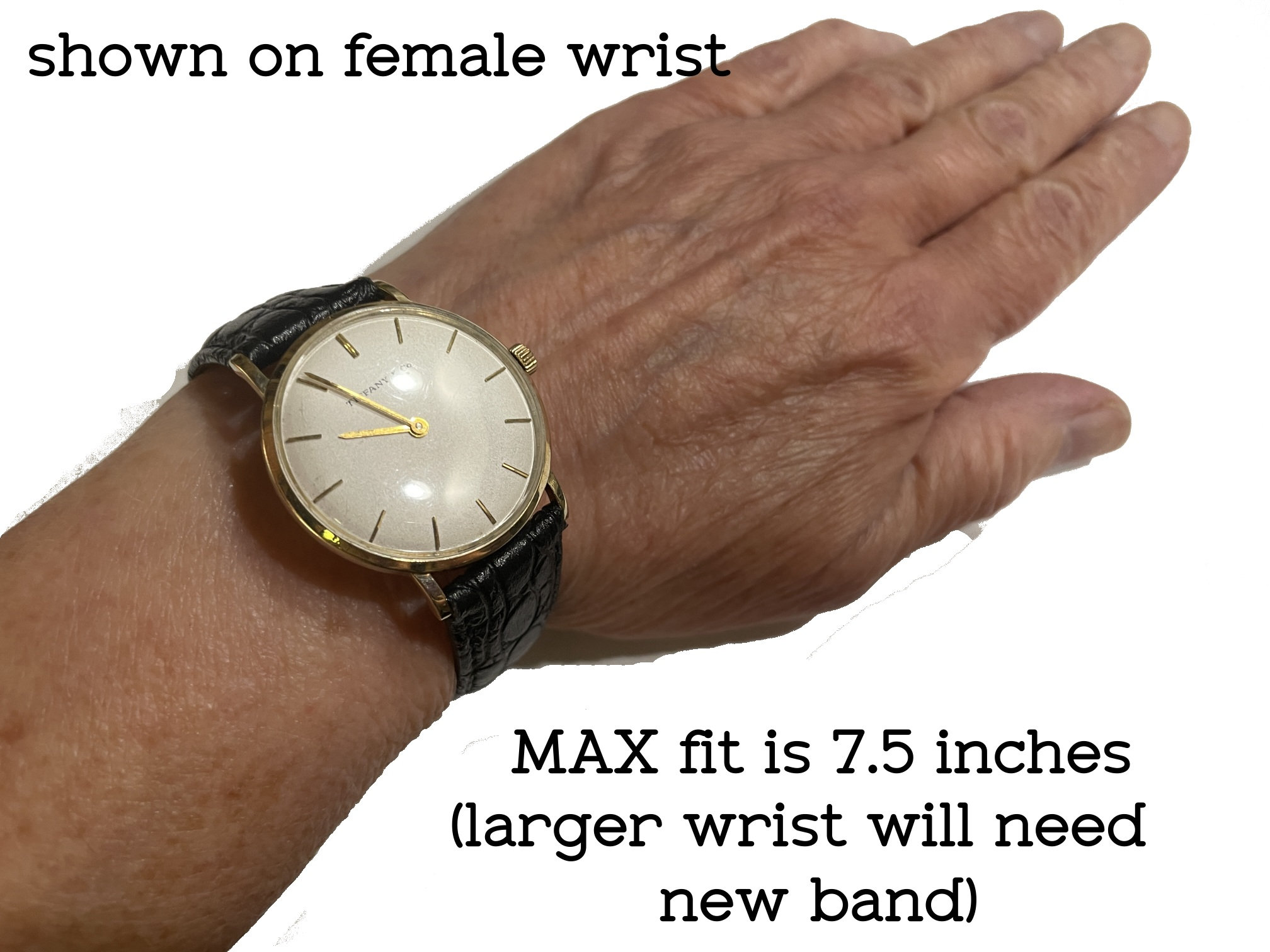 Vintage 14k Gold TIFFANY & CO Manual Wind Wrist Watch. Gift