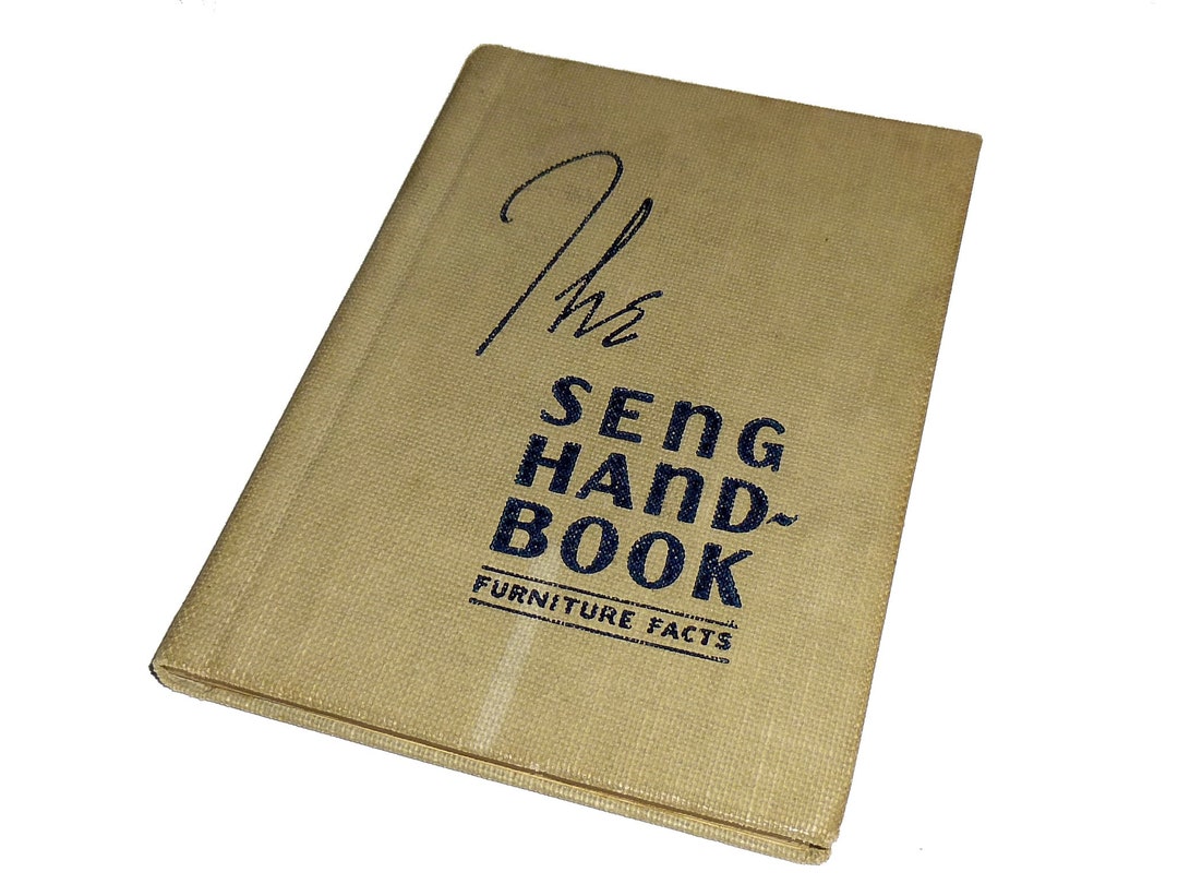 THE SENG HANDBOOK of Furniture Facts. Small Hardback Book. Etsy