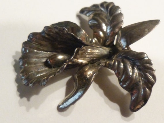 Two Vintage Sterling Silver Brooches.  Acorn & Le… - image 5