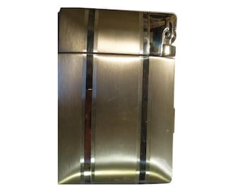 Vintage Elgin American Sterling Silver Cigarette Case & Lighter (Untested)