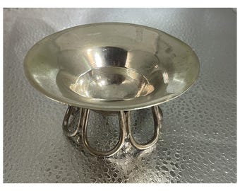 William Spratling Sterling Silver Dish or Ash Tray. 1940s Taxco Mexico. 98 Grams. 3.75&quot; Tall