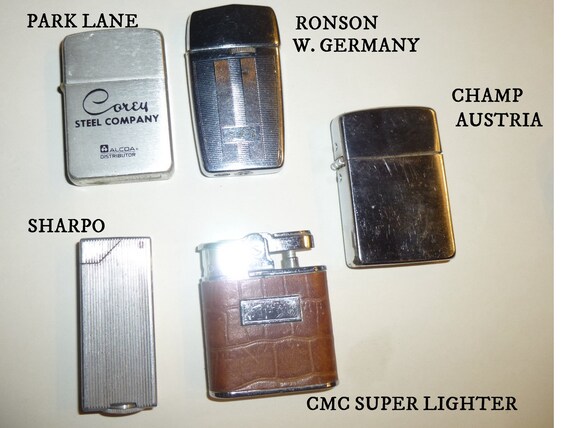 Five Lighters. Circa or So. Not Working Not -