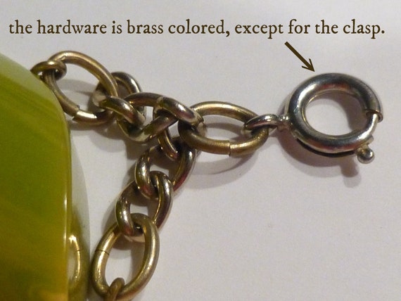 Vintage Bakelite Sliced Links Bracelet. Circa 194… - image 9