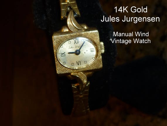 jules jurgensen watch 17 jewels