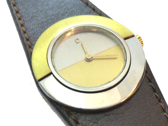 1960s Ladies Concord Watch. Super Mod Two -Tone U… - image 3