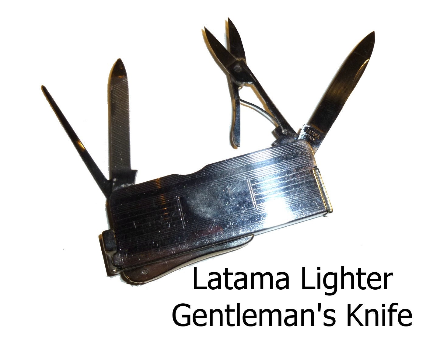Latama Combination Lighter and Pocket Knife. Vintage 1950s Etsy