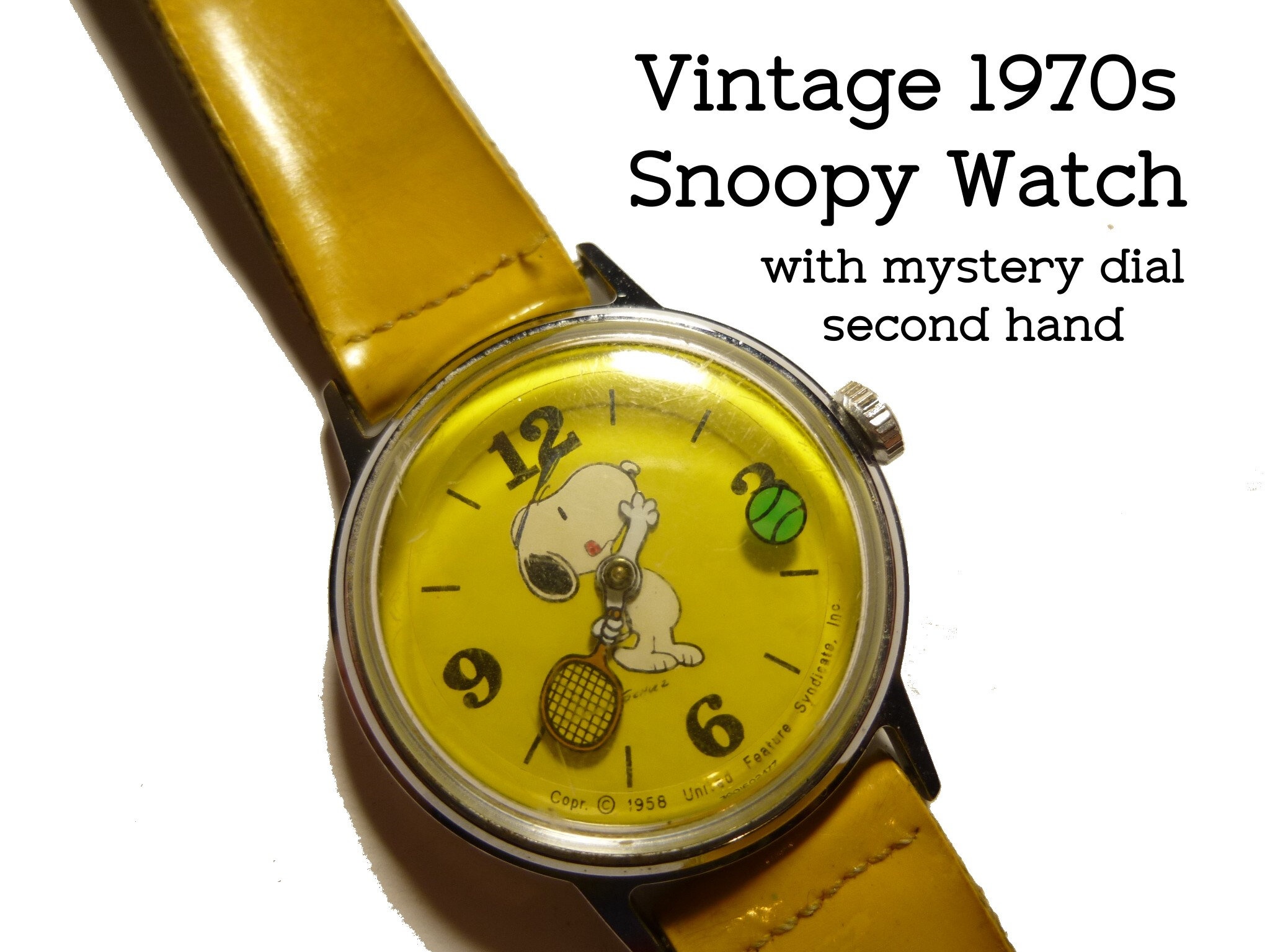 Vintage 1970s Snoopy Manual Wind Watch. Made by Timex. Snoopy - Etsy