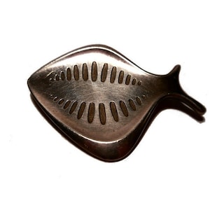 Modernist Henning Koppel for Georg Jensen  Fish Brooch 343
