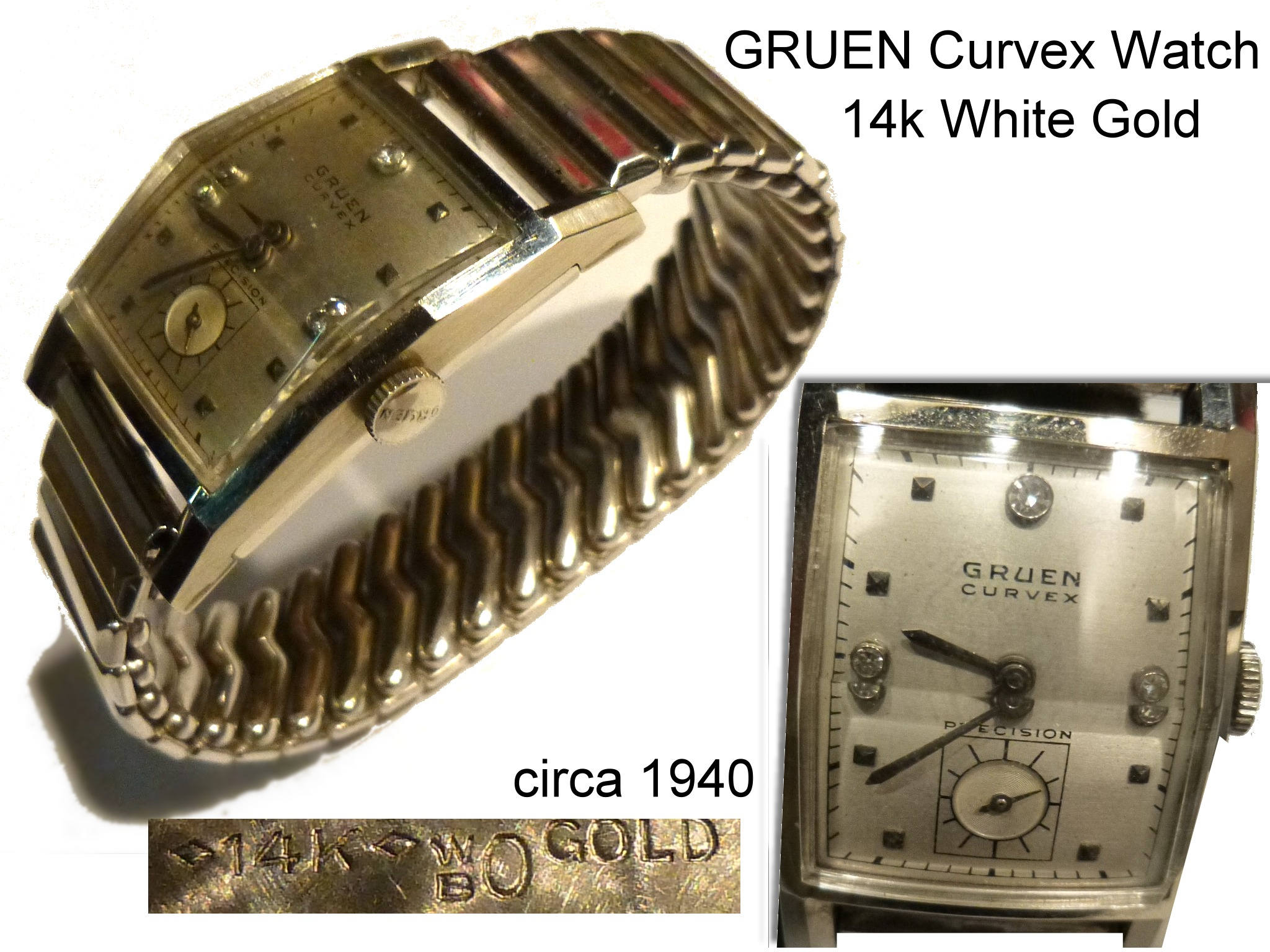 Gruen curvex precision watch new arrivals