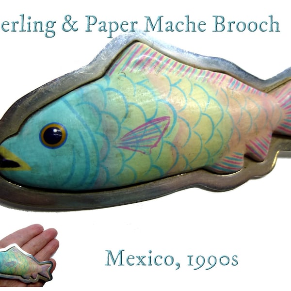 Paper Mache Fish Etsy