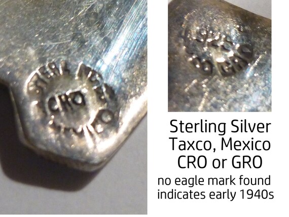 Sterling Silver Bracelet. Pretty Blue Champlevé E… - image 8