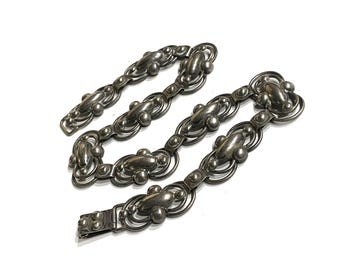 Vintage Danish Sterling Silver Link Necklace – Børge Alexis Godtbergsen, 1950s
