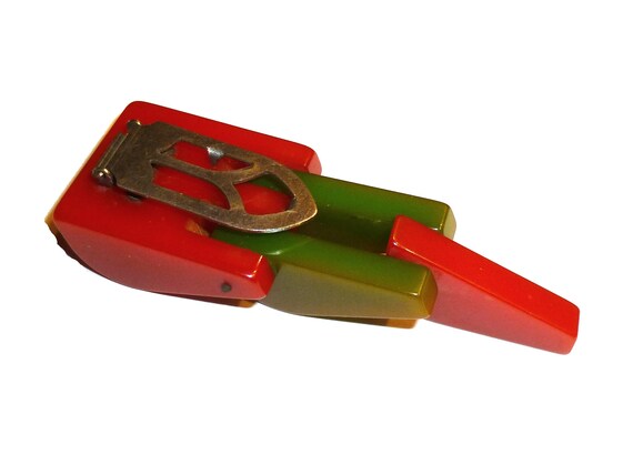 Vintage Bakelite Machine Age Clip. Three Inches L… - image 5