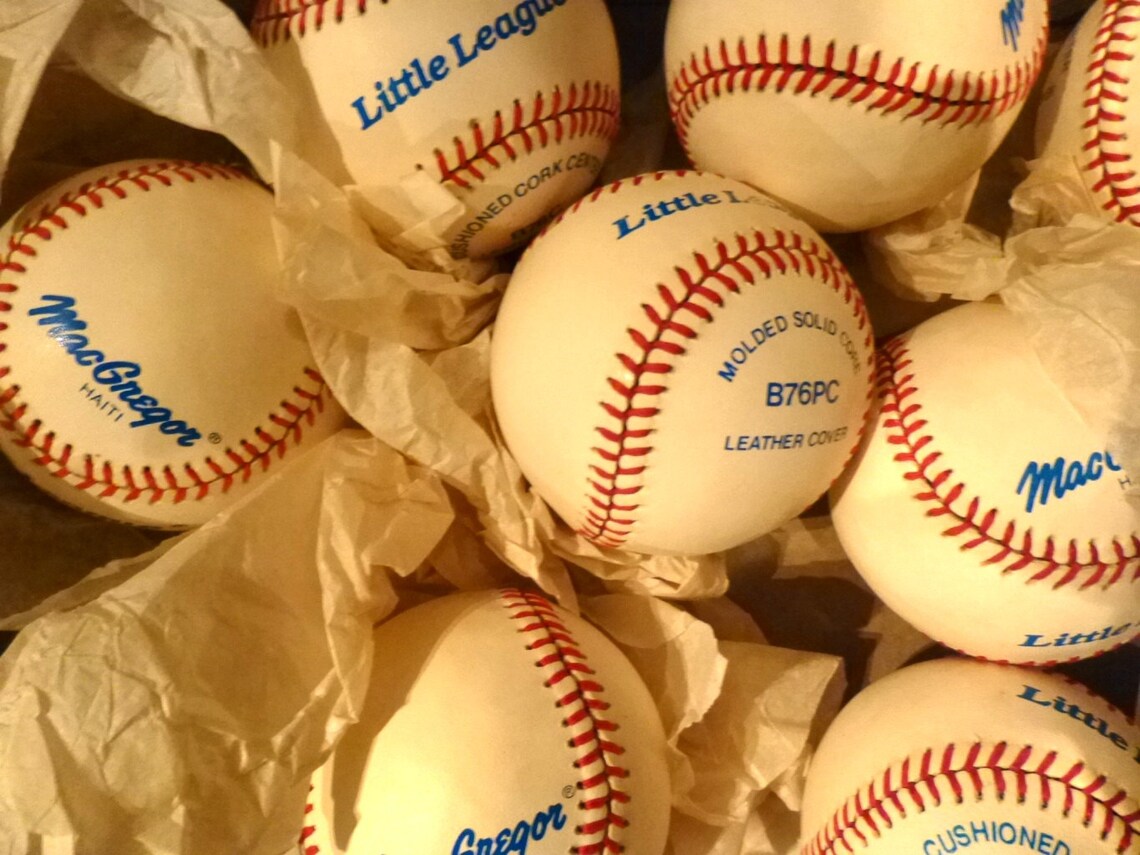 8 Vintage Little League Baseballs. MacGregor . Eight in Etsy