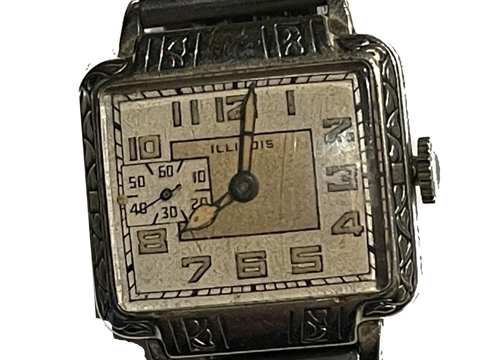 Illinois Watch Co. Art Deco 