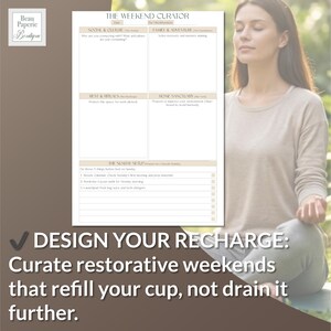 Full Focus Planner Printable PDF Productivity Template Suite for Business Owner GoodNotes iPad Hyperlinked Undated Weekly Organiser Pomodoro image 12