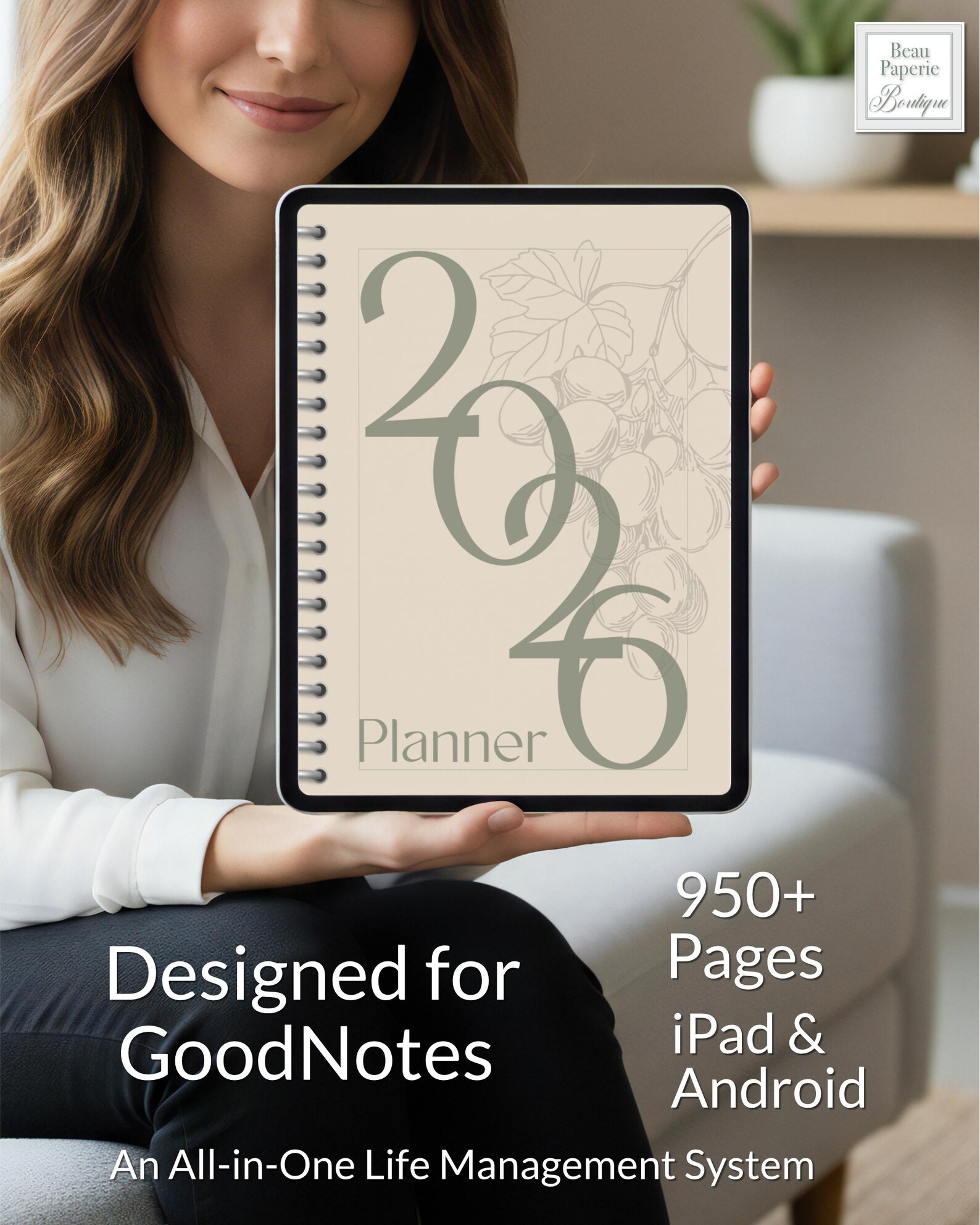 Photo inspiration: Picture Idea: 2026 Digital Planner All In One For Goodnotes Hyperlinked Tabs