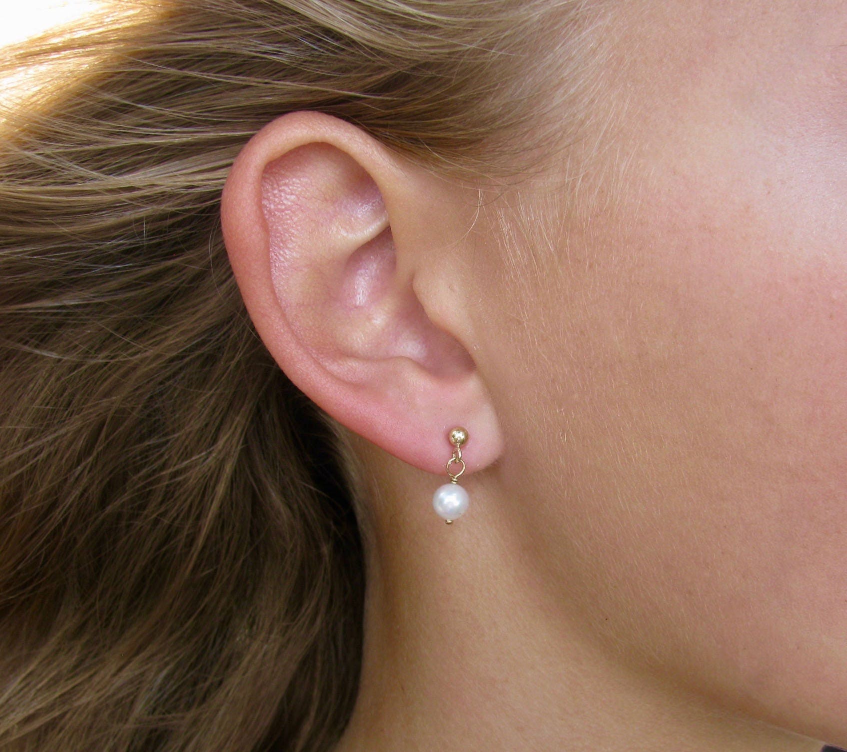 Real Pearl Earring