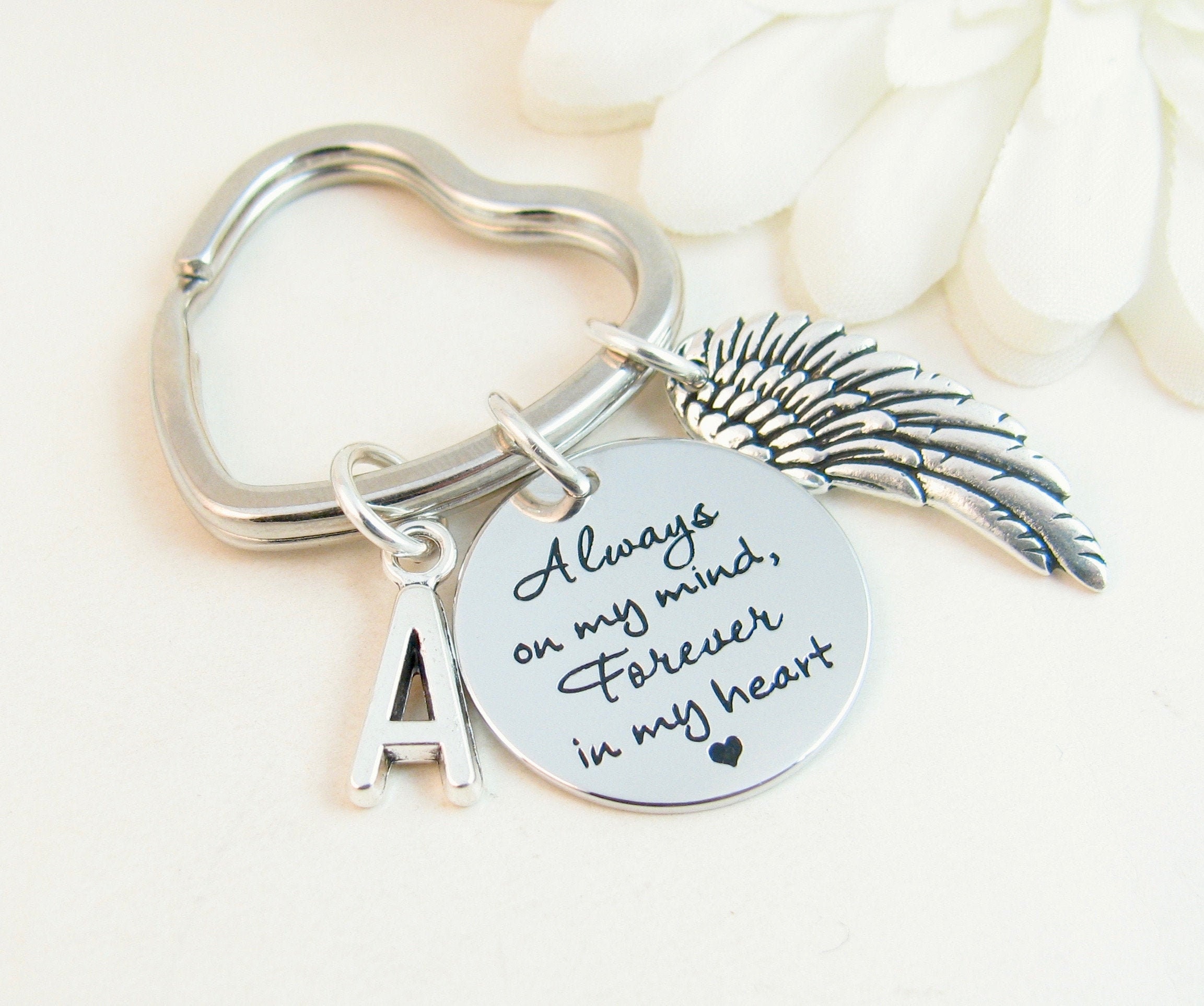DAUGHTER Your Wings Were Ready Key Ring or Purse Charm Memorial Sympathy Gift DAUGHTER Your Wings Were Ready Key Ring or Purse Charm Memorial Sympathy Gift