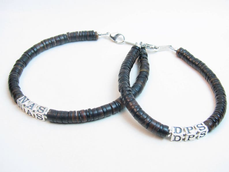 Father Son Matching Bracelets Daddy Me Bracelets Dad Son Etsy