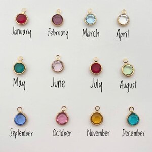 Gold-Filled Crystal Birthstone Earrings for Little Girl Child Flower Girl, Small Crystal Dangles w/ Nickel-Free Post, Dangly Earrings image 6