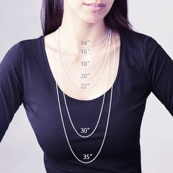 Small Sterling Silver Initial Necklace 