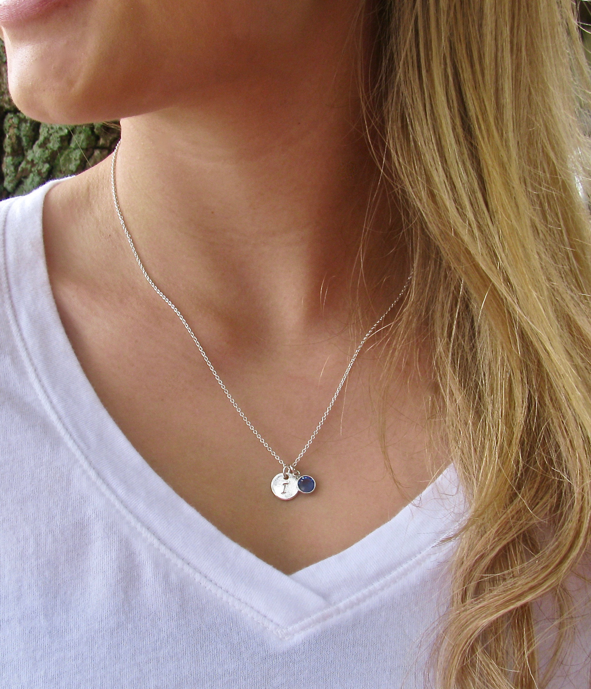 Personalized Sterling Silver Necklace for Teen Tween Adult Etsy