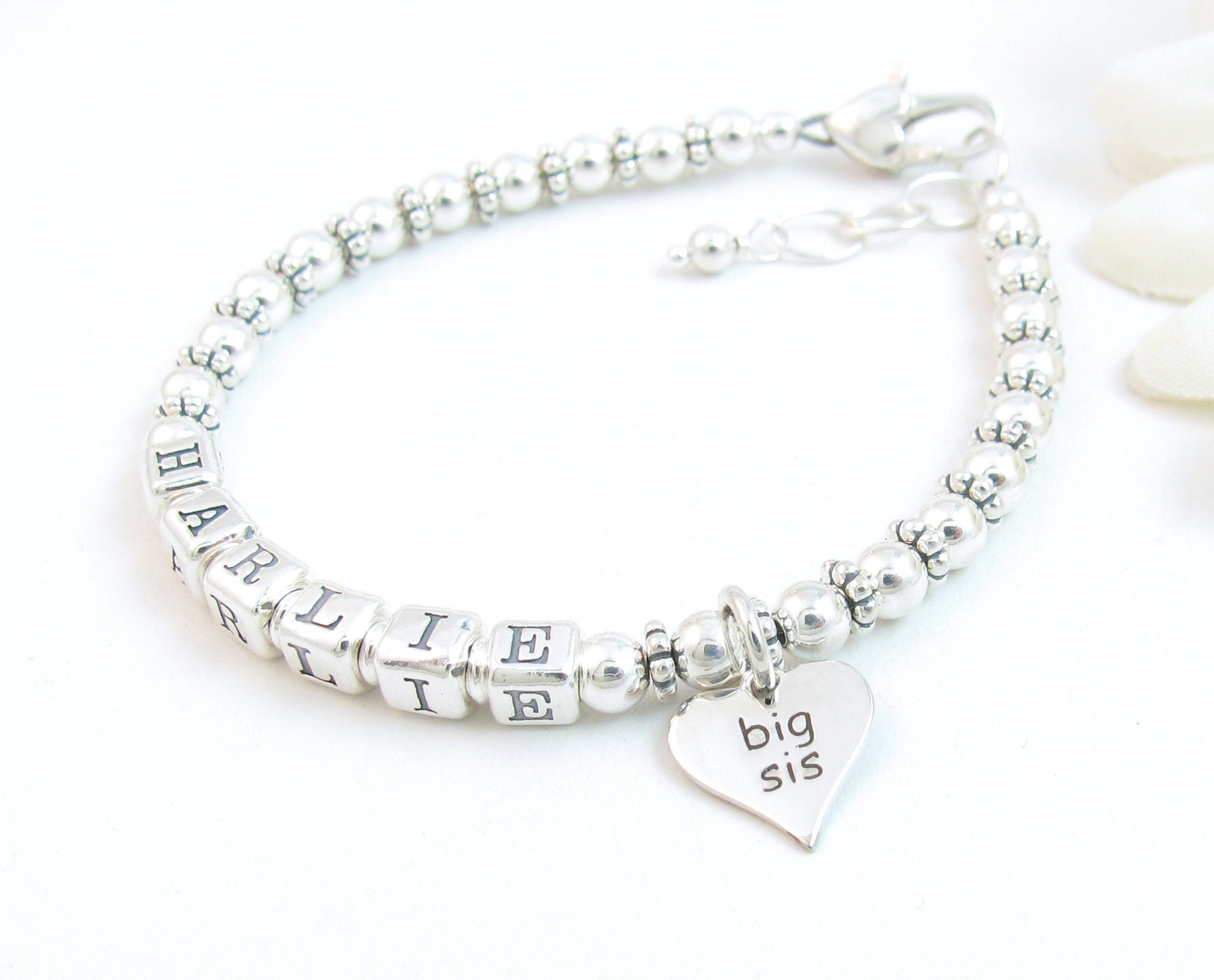 Sterling Silver Big Sister Name 